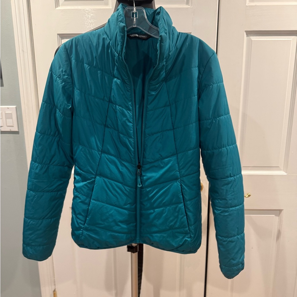 The North Face Teal Puffer Jacket